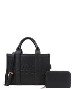 The Tote Bag For Women With Wallet DS-9116A BLACK